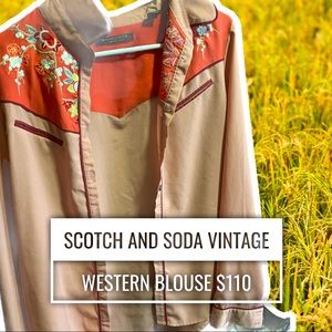 Scotch and Soda Vintage Blouse size medium